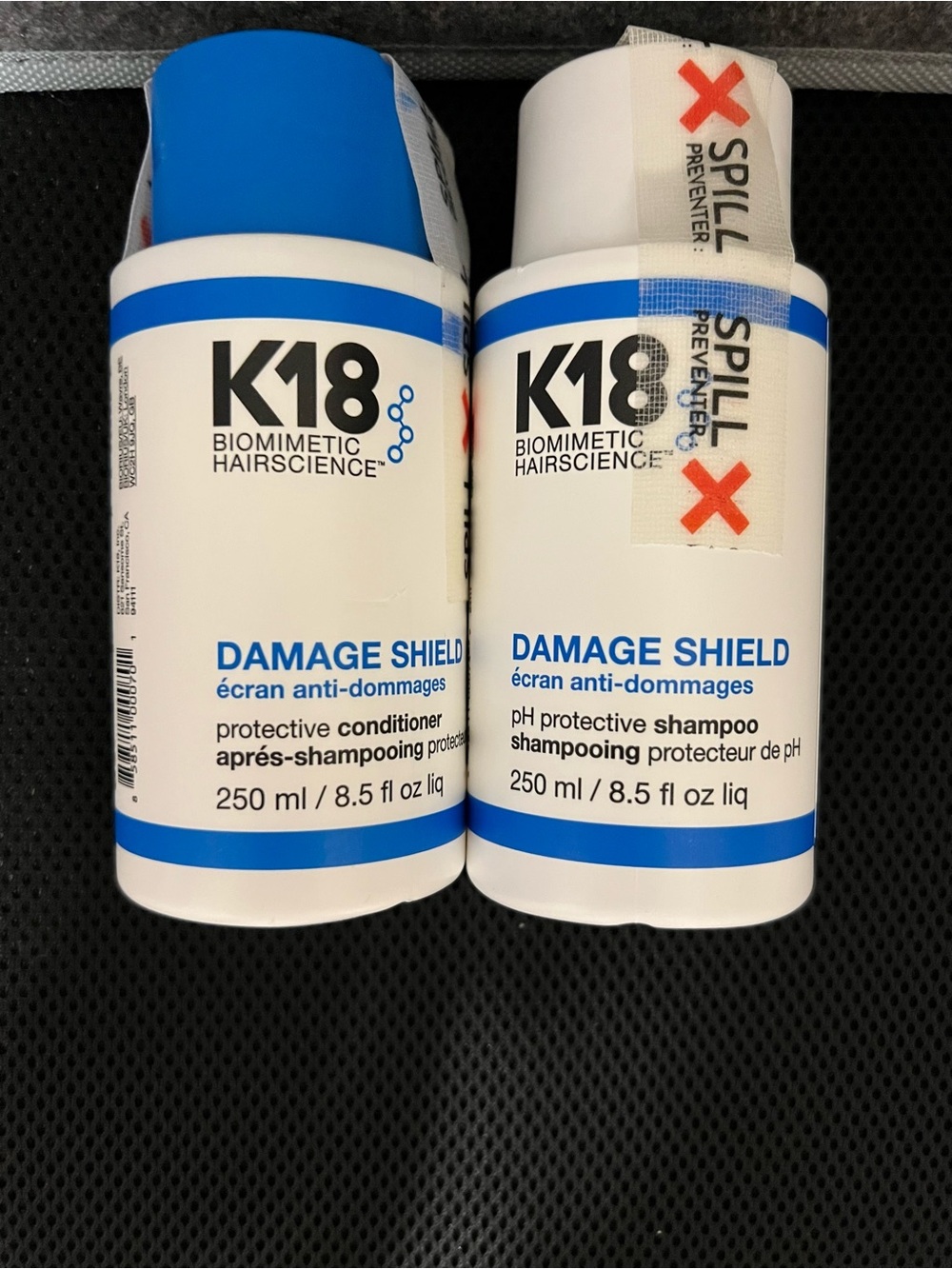 K18 Damage Shield pH Protective Shampoo & Conditioner - Blue/White